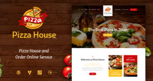 Pizza House – Restaurant / Café / Bistro WordPress Vorlage